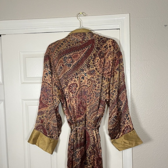 Vintage 1990s Victorias Secret Gold Label Silk Robe Lingerie - Picture 12 of 15